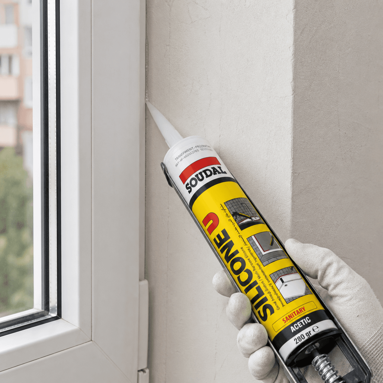 Soudal Şeffaf Silikon 280 gr - Görsel 3