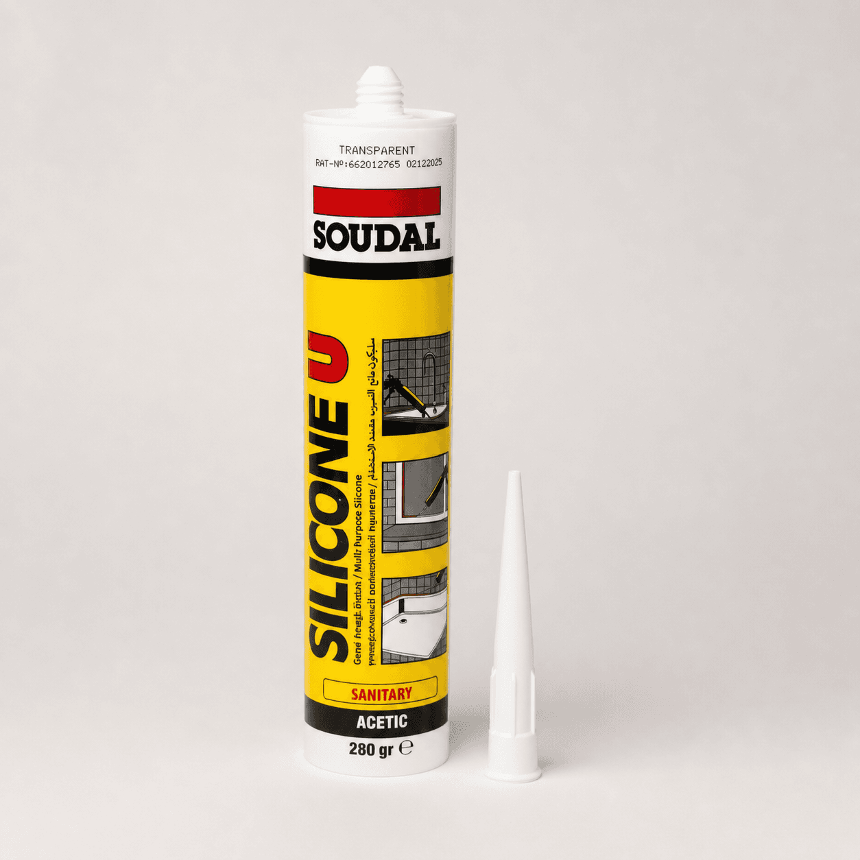 Soudal Şeffaf Silikon 280 gr