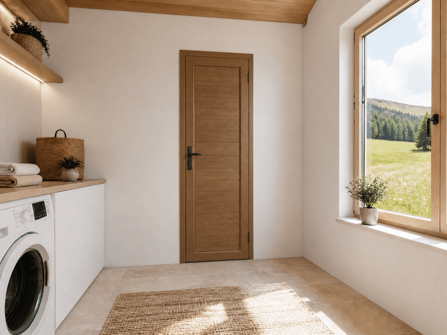 Kapalı PVC WC / Banyo Kapısı — lıfestyle — Altın Meşe