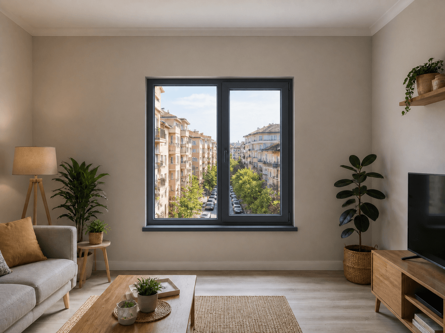 PVC Pencere — Sahne 3 — Antrasit