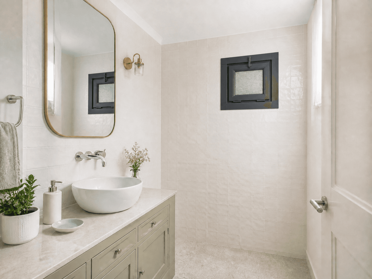 PVC WC / Banyo Havalandırma Penceresi — lıfestyle — Antrasit