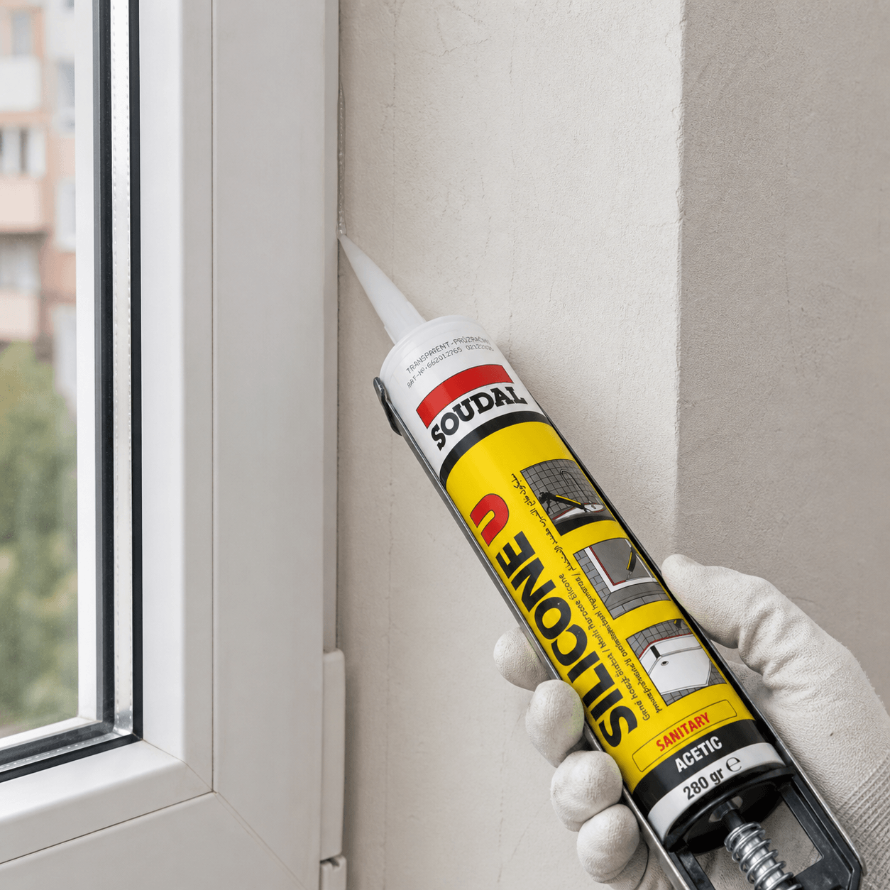Soudal Şeffaf Silikon 280 gr - Görsel 3