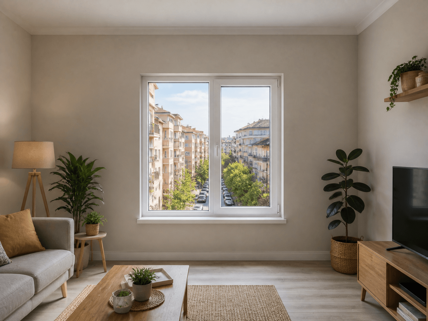 PVC Pencere — detaıl — Beyaz